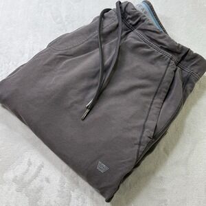 Mack Weldon Mens Gray Lounge Jogger Pants Cotton Stretch Drawstring XL